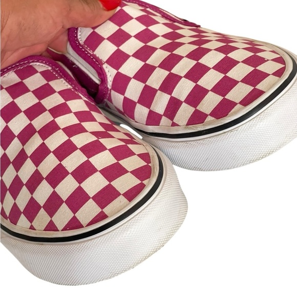 Vans Classic Slip On Checkerboard Fuchsia Purple
White ShoeWomens 9.5,8 Men - Picture 11 of 13